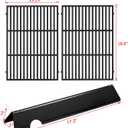 66095 Grill Replacement Grates 66032 Flavorizer Bars Grill Parts for Weber Genesis II E-310 E-315 GS4 Grill Replacement Parts E-335 S-310 Weber Genesis II 300 Series LX 300 Series Cooking Grates Parts