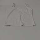 REORIA Women's Sexy Halter Backless Double Lined Tank Top Y2k Trendy Camisole Crop Tops (White)