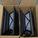 PASAMIC 2 Pack Solar Post Cap Lights, Waterproof Outdoor Lights for 4x4 5x5 6x6 Wood/Vinyl Posts, Fence Post Solar Lights with 2 Color Modes for Garden, Deck, Patio, Porch, Fence