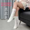 CoolMate GLOBAL Fuzzy Socks for Women Valetines Gift Box, Cozy, Soft, Stocking Stuffers, Comfy Cloud-Like Socks for Spa,Home (C-01. Santa White)