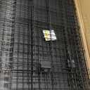 Amazon Basics Portable Metal Wire Dog Crate for Large Dogs, Double Door with Removable Tray, Divider Panel, Easy to Assemble, 48" x 30" x 32.5", Black