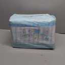 Littleforbig Adjustable Hook-and-Loop Fastener Closure Adult Printed Cloth Back Diaper 10 Pieces - Baby Parade (Medium 28"-38") (Blue)