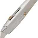 Stanley Utility Knife, 2-Pack - 6 in Classic 99 Retractable with Alloy Steel Blades & Handle, Interlocking Nose, 3-Position Blade, Includes 3 Blades (Grey)