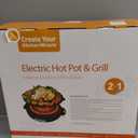 2in1 Electric Hot Pot and Grill Making Cooking More Easier