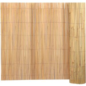 4ft x 13ft Natural Bamboo Slat Screening Roll, Outside Bamboo Privacy Fencing, Privacy Screen Panels for Garden, Outdoor