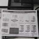 samstar Rolling File Cart,Under Desk Organizer, File Organizer beside Desk, Binder Paper Letter Storage with Wheels,for Office Supplies & Classroom Organization