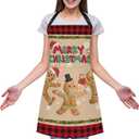 Home Kitchen Cooking Baking Gardening for Women Men with Pockets 27.5x33 inch