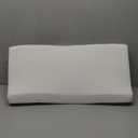 Wedge Pillow for Side Sleeping, Comfort Foam Back Pillow for Side Sleeper, Bed Wedges & Body Positioners for After Surgery, Pregnancy Support, Back Pain, Preventing Bedsores, White/Grey (23*10*6 Inch)