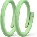 2 Pack Mosquito Repellent Bracelets, Insect & Pest Repellent Wristbands for Adults and Kids, DEET Free, Mosquito Repellent Bands Outdoor Patio Green