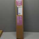 LOTUS & WINDOWARE Cordless Mini Blind, 1" Vinyl Slats, 23" Wide x 72" Long - White, Window Blinds for Home and Office, Interior Door Blinds - Light Filtering