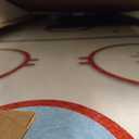 GoSports 48 Inch Air Hockey Arcade Table - Oak or Black - Includes 2 Pushers, 3 Pucks, AC Motor, and LED Scoreboard