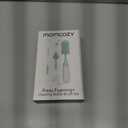 Momcozy Bottle Brush Kit, Innovative Push-Press Design for Better Cleaning - Baby Bottle Cleaner Brush for Baby Bottle, Breast Pumps, Nipples, and More - Can Generate Foam for Better Cleaning, Green (Press Bubble Style)