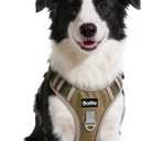 Tactical Dog Harness for Medium Dogs,No Pull Military Dog Vest with Handle,Reflective Heavy Duty Pet Harness for Walking Hiking Training M