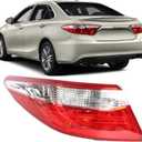 labwork 1-Pack Left Driver Side Tail Light Replacement for 2015 2016 2017 Toyota Camry Outer Rear Brake Lamp Assembly TO2804121 8156006640