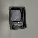 for AirPods 4 Case, Compatible with Apple AirPods 4th Generation Case Cover with Secure Lock& Keychain &Cleaner Kit, Full Body Shockproof Protective Case Hard Shell (2024) (Black)