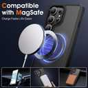 Oterkin Magnetic for Samsung Galaxy S26 Ultra Case Matte, S26 Ultra Phone Case Compatible with MagSafe Frosted Translucent Shockproof Anti-Scratch Slim Fit Case Military Grade Protection (Black)
