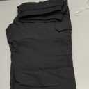 Comdecevis Men's Cargo Jogger Pants Stretch Sweatpants Slim Fit Tactical Pants with Zipper Pockets Casual Trousers Black Large