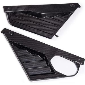 Extreme Online Store Replacement for 2020-Present Chevrolet Corvette C8 Coupe Models | GM Factory Style Add-On Rear Engine Bay Panel Cover (Carbon Fiber)