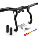 Motorcycle Engine Guard Crash Bar Compatible with Harley Davidson Touring Street Glide Road Glide Road King Electra Glide Ultra Limited Flat Out Bar Black 2014-Up