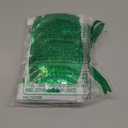 Green Tinsel Curtain Party Backdrop - GREATRIL Foil Fringe Streamers for St Patricks Day/Luau/Turtle/Hawaiian/Dinosaur/Ghost/Football/Christmas Decorations 2 Packs