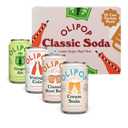 OLIPOP Prebiotic Soda Pop, Classic Soda Variety, Pantry Pack Packed with Prebiotics, Fiber, and Botanicals, Gluten Free, Vegan, GMO Free, 12oz (12-Cans), Best By JUL 2026