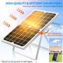 Solar Pond Pump, 15W Solar Fountain Pump with 190GPH Flow & 4 Spray Styles, 16.5Ft Extendable Power Cord, Debris Barrier Bag for Outdoor Fountain, Ponds, Fish Tank, Waterfall, Garden Water Features
