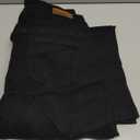 roswear Women's Wide Leg Jeans Casual High Waisted Stretch Baggy Loose Denim Pants (Large, Black)