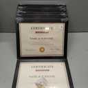 Giftgarden Black 8.5x11 Picture Frame Set of 12, Multi 8.5 x 11 Frames Bulk for Award Certificate Document Diploma, Wall or Tabletop Display