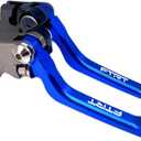 Pivot Dirt Bike Brake Clutch Levers Compatible with YZ125/YZ250/YZ426F/YZ450F 2001 2002 2003 2004 2005 2006 2007,YZ250F 2001-2006, Blue