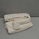 WAZZIO Boho Lace Curtains 45 inch Curtains 2 Panel,Rod Pocket Vintage Bohemian Farmhouse Crochet Cotton Geometry Privacy Sheer Curtain Drapes Farmhouse for Living Room Bedroom,Beige