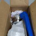 DERNORD Butterfly Valve with Blue Trigger Handle Stainless Steel 304 Tri Clamp Clover (2inch Tri Clamp Butterfly Valve)