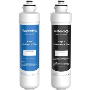 Waterdrop W281 Water Filters for Water Coolers, Replacement for Avalon branded Bottleless Water Coolers Filters, 1,500 Gallon Extended Lifespan, More Pure Enjoyment, 2 Count1 Set