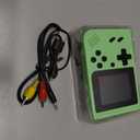 Retro Gaming Console, Built-in 400 Classic Retro Game Console, 3.0 Inch IPS Screen Retro Handheld Game Console, 1020mAh Rechargeable Battery, Portable Arcade Video Gaming Console (Green)