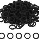 100PCS Large Cotton Ponytail Holders, Seamless Hair Ties, Elastics Hair Bands No Damage for Thick, Heavy and Curly Hair