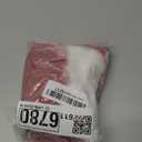 EHJYO 20 Inches Monogram Christmas Stockings with Letters Large Super Soft Christmas Stockings, Pink Velvet with White Plush Cuff Embroidered Xmas Stocking for Christmas Family Decor Letter M