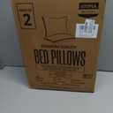 Utopia Bedding Bed Pillows for Sleeping King Size (White), Set of 2, Soft & Fluffy Pillow with Down Alternative Filling, Cooling, Hotel Quality, Gusseted Pillow for Back, Stomach or Side Sleepers