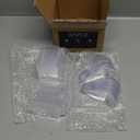 Juvale Mini Appetizer Plates and Tear Drop Spoons for Weddings (Clear, 72 Pieces)