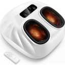 RENPHO Foot Massager Machine with Heat [2026 Upgraded], Shiatsu Foot Massager for Plantar Fasciitis, Cordless Control, FSA Eligible HSA Store Eligible, Up to Size 14, WH