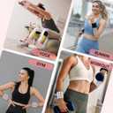 Wrist Ankle Weights for Women Men, Leg Arm Wrist Weights Bangles 1lb*2 2lb*2 Wearable Weights Pilates Weighted Bracelet for Home Gym Fitness Strength Training Walking Swimming Yoga Physical Therapy