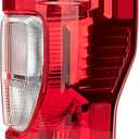 Right Passenger Side Rear Tail Light Assembly Compatible With 2020-2022 Ford F250/F350/F450 Super Duty Rear Taillight Tail Lamp Halogen Brake Lamp(w/o Blind Spot) (non- LED)