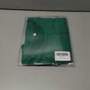 Womens Summer Short Sleeve Tops Pleated Shirts Crewneck Outfit Puff Sleeve Blouses Casual Tunic Blue Flower (Green, XL)