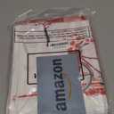 VitalCozy Set of 6 Christmas Chair Covers Blue Merry Christmas Dining Chair Seat Covers for Xmas Dining Room Decoration Kitchen Wedding Hotel Holiday Party Decor