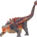 Gemini&Genius Ankylosaurus Dinosaur Toy for Kids, Saichania Action Figure for Kids Birthday Cake Topper Party Supplie for Boys and Girls Dino Lovers
