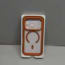 Miracase Magnetic for iPhone 17 Pro Case 6.3" [Compatible with MagSafe] Full-Body Phone Case with Built-in Glass Screen Protector & Camera Control,Drop Proof iPhone 17 Pro Cover, Orange