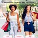 2-Pack Pink Handheld Fan, Small Cute Design, 3 Powerful Speeds, Operated by USB/Rechargeable Battery, Portable Personal Fan with Base & Lanyard, for Eyelash Makeup Travel Beach Office Desk