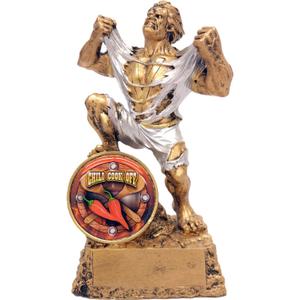 Monster Trophy - 6.75 - Victory Award with Front Insert - Choose Your Style and Make it Your Own - Engraved Plate on Request (Chili Cook Off)