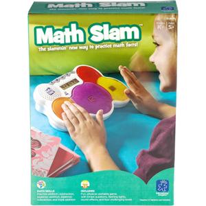 Educational Insights Math Slam - Interactive Math Games, Basic Algebra Game for Learning Addition and Subtraction, Handheld Kids' Electronics, Self Teaching STEM Learning Tools for Kids Ages 5+