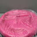 ZELUS Balance Ball Trainer with Resistance Bands and Foot Pump, Inflatable Yoga Ball for Home Gym Workouts, 23 Inch Exercise Half Ball for Balance Training Core Strength Fitness More, 330lb Cap (Pink)