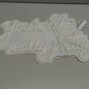 You're Like Really Pretty Neon Sign Dimmable Led Neon Light for Wall Decor Backdrop Girls Birthday Gifts Bedroom Party Wedding Home Decor White