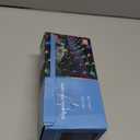 LJLNION Christmas Net Lights, 360 LED 12ft x 5ft Connectable Mesh Fairy String Lights,8 Modes Low Voltage Safe Adaptor for Xmas Trees, Bushes, Wedding, Outdoor Garden Decorations, Multicolor